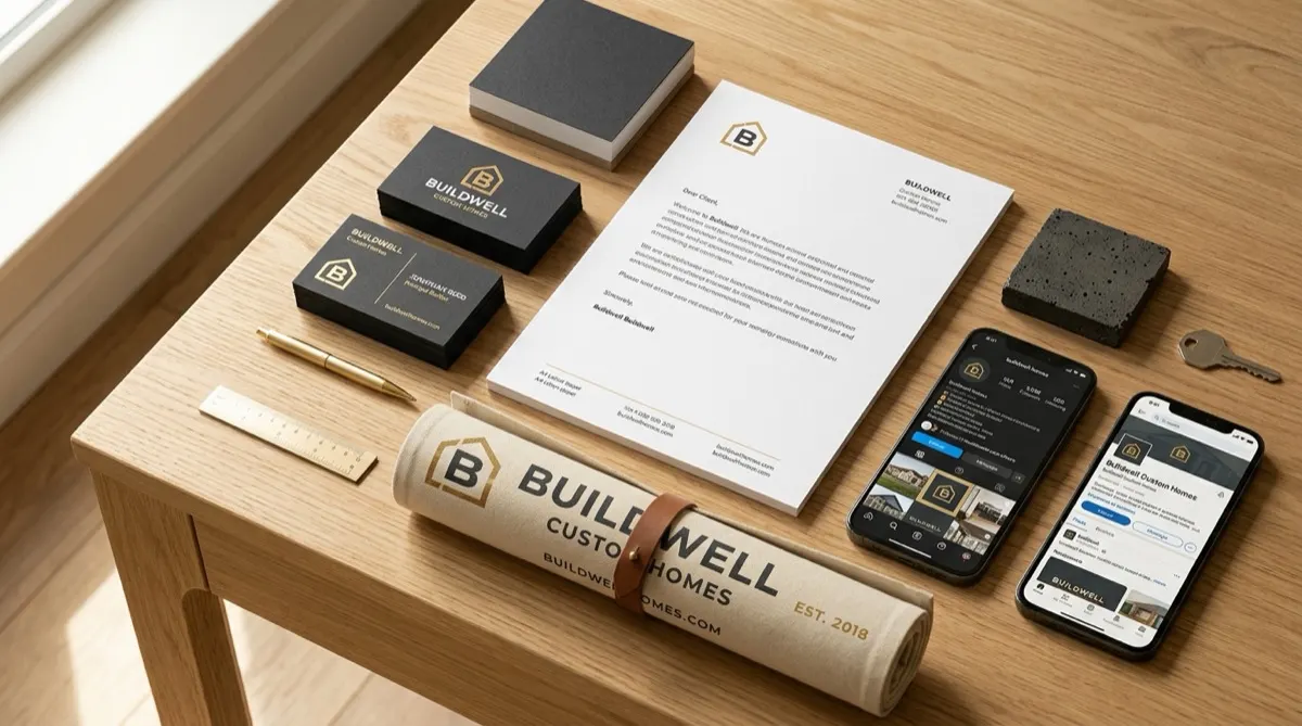 Complete brand identity pack mockup